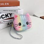 Cute Design Children's Small Cat Shoulder Bags Lovely Baby Girls Coin Purse Boys Kids Crossbody Bag Handbag Princess Accessories