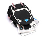 Boba Axolotl Anime School Backpack for Teenage Girls Fashiona Back To School Bookbag Mochila Bookbag with Lunch Bags ,Pencil Bag