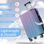 Luggage Sets 2 Piece Suitcase Set with Spinner Wheels, Built-in TSA Lock, Foldable Duffel Bag for Travel Men & Women