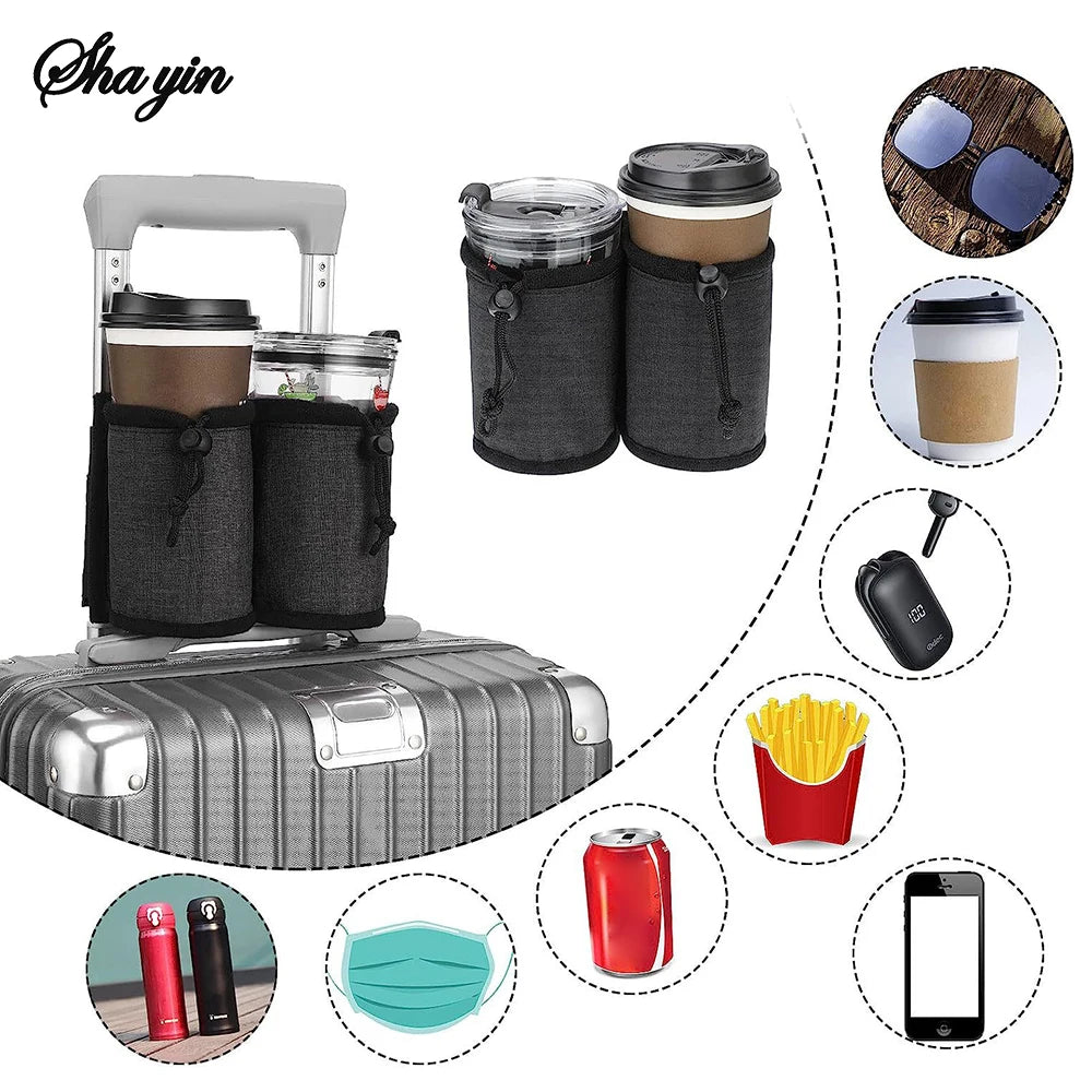 Travel Cup Holder for Luggage