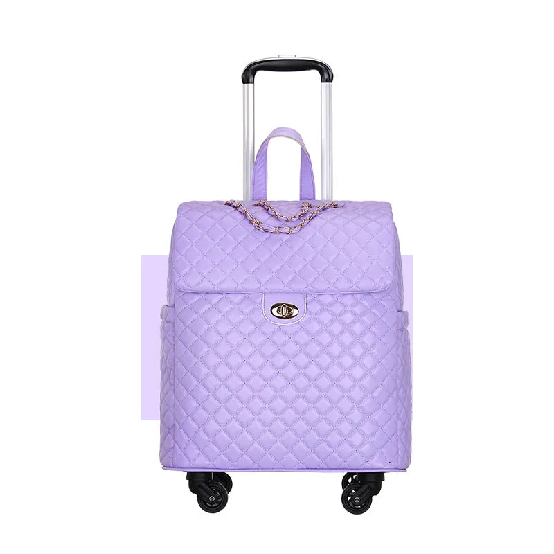20 inch Rolling Suitcase Trolley Luggage Bag Travel Bags Suitcase With Universal mute Wheels Light fashion Carry on Luggage
