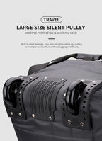 Travel Bag, Large Capacity Handbag, Portable Outdoor Carry-On Luggage, Wheeled Travel Bag, Convenient and Practical Unisex Travel Bag