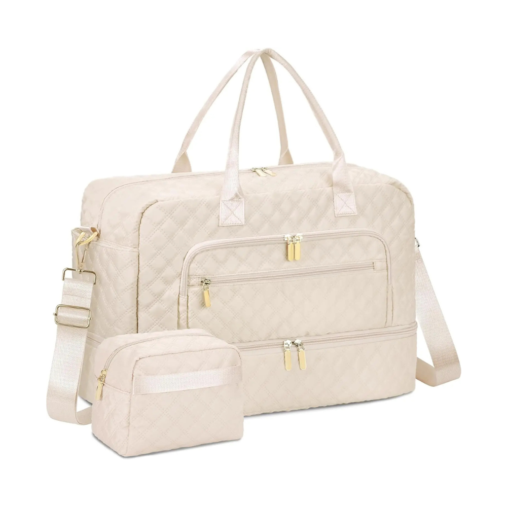 Weekender Duffle Bag with Shoe Compartment