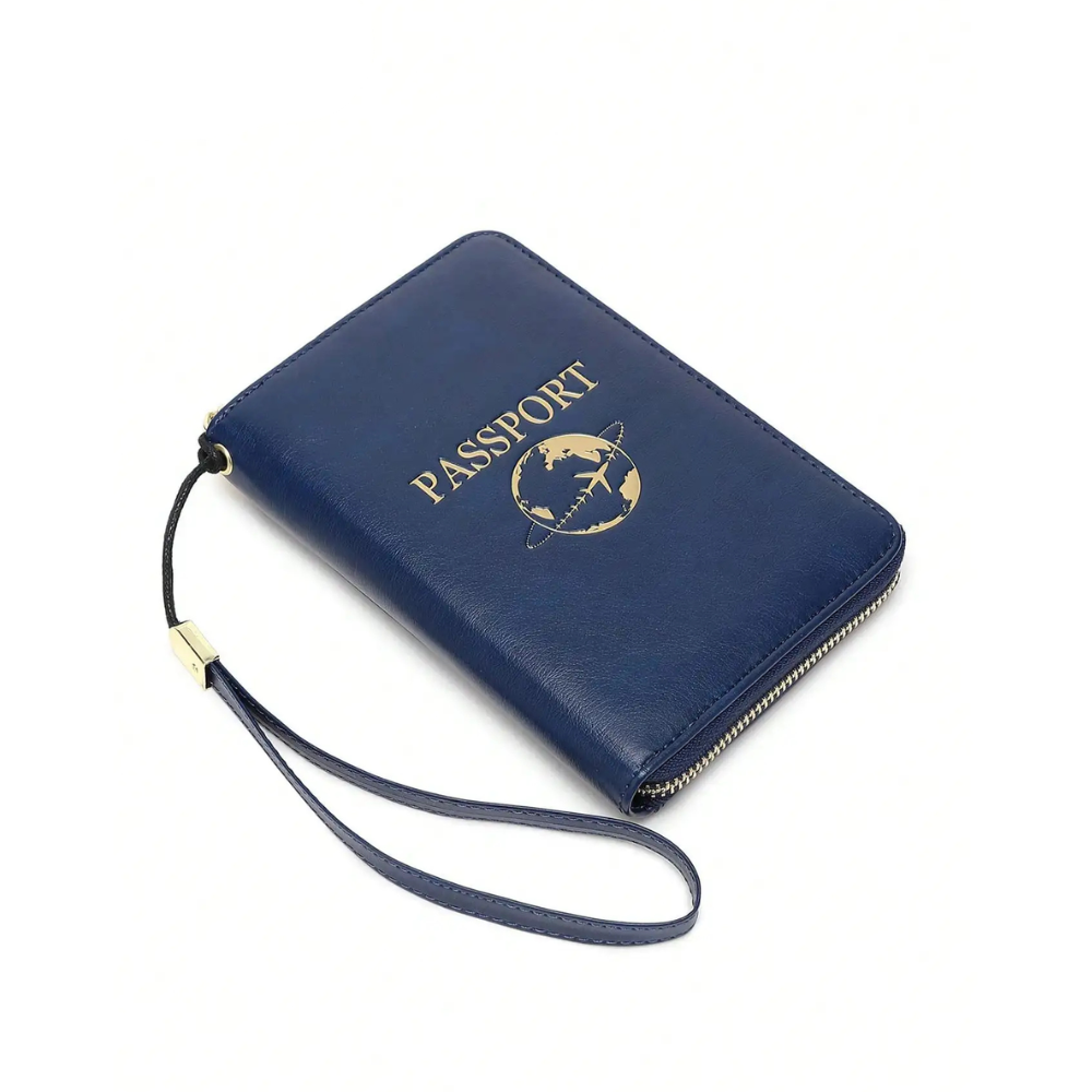 RFID Passport Wallet with Wrist Strap